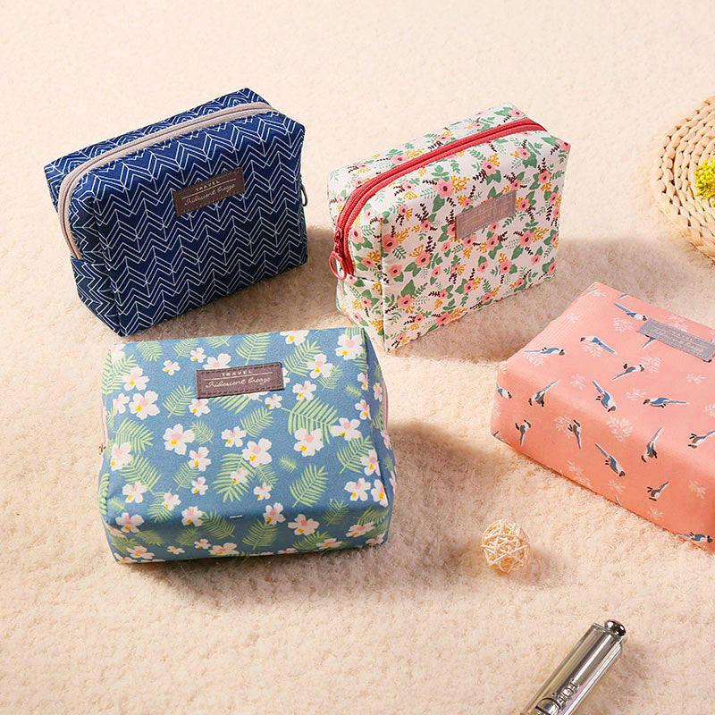 New Style Travel Toiletry Bag Waterproof Fashion Cotton Cosmetic Bag