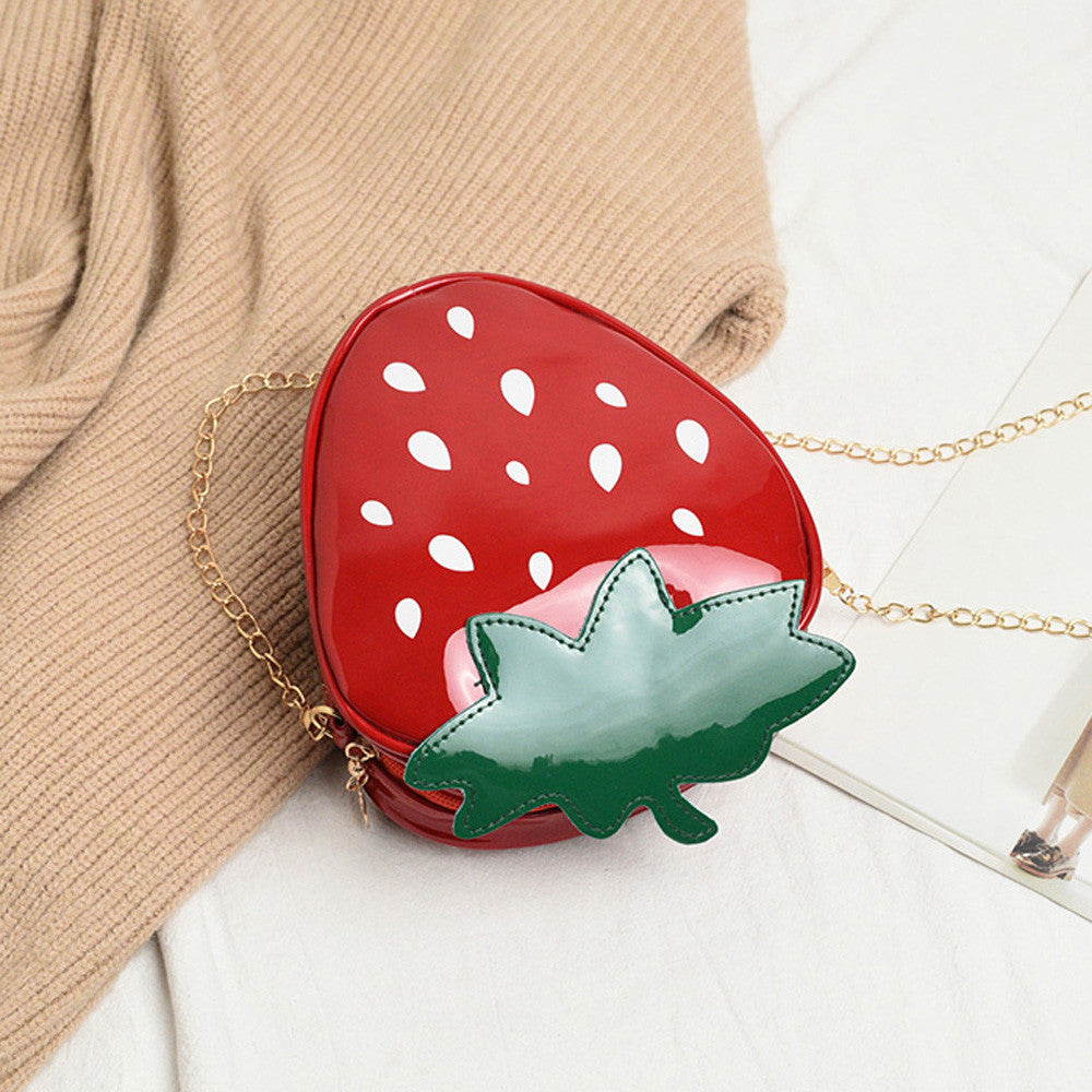 Strawberry crossbody shoulder bag
