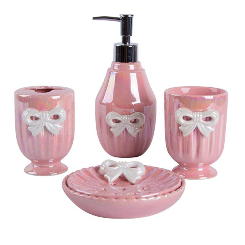 Bathroom Toiletry Set Mouthwash Mug Ceramic